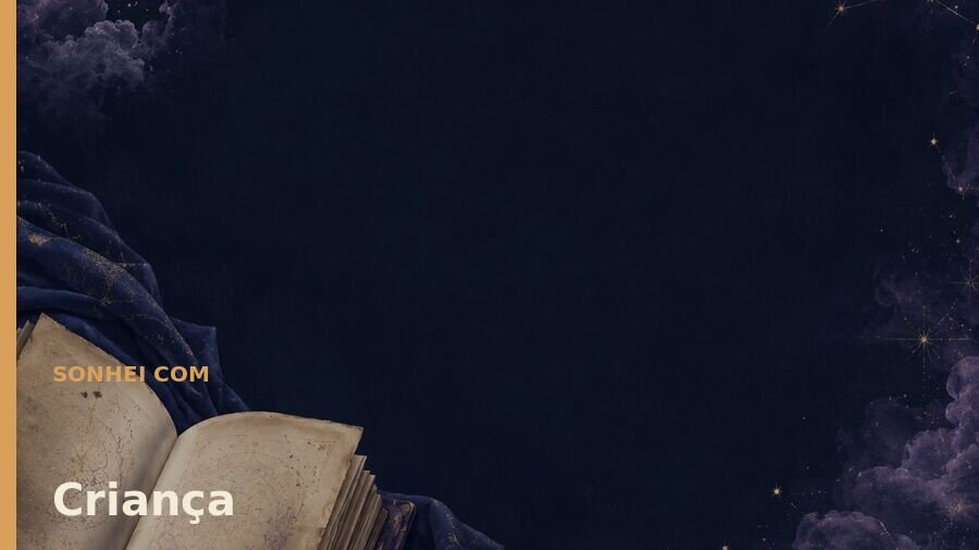 Ilustração editorial sobre sonhar com criança